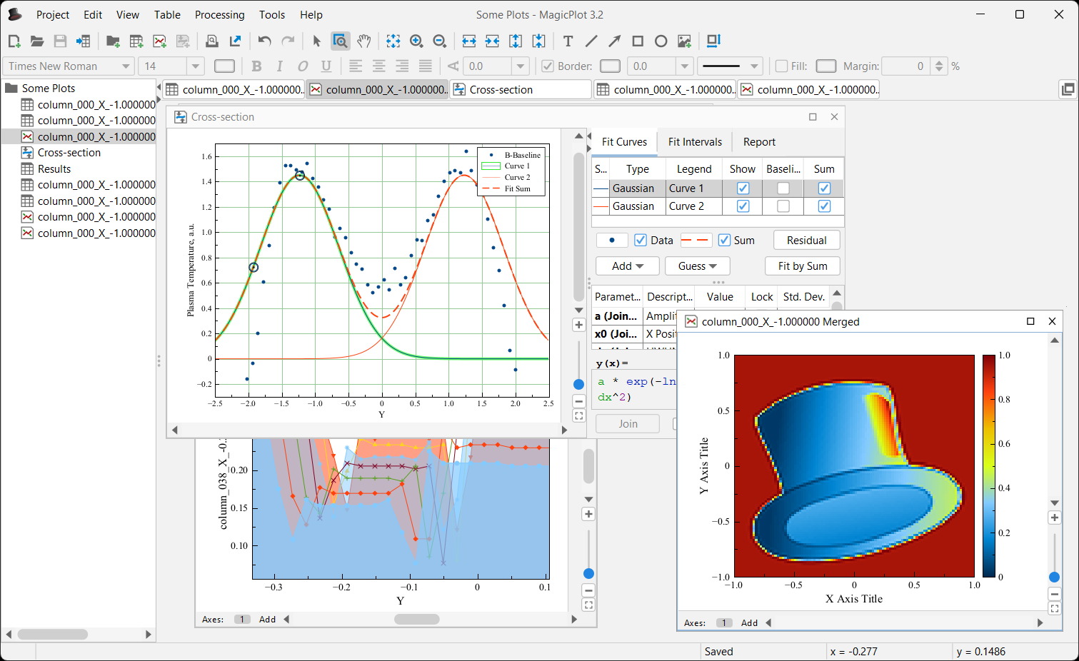 MagicPlot 3.2 window